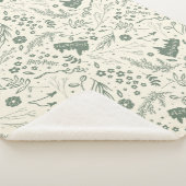 Couverture Sherpa HOGWARTS™ Herbologie Motif magique (3/4)