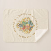 Couverture Sherpa HOGWARTS™ School of Witchcraft et Wizardry (Devant (Horizontal))