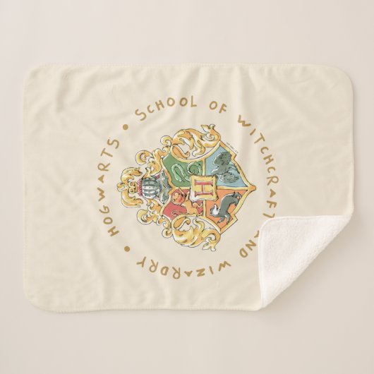 Couverture Sherpa HOGWARTS™ School of Witchcraft et Wizardry (Devant (Horizontal))