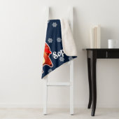 Couverture Sherpa Holiday Raccoon (En situation)