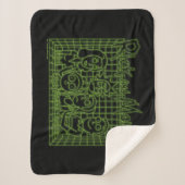 Couverture Sherpa Hologramme numérique de la famille Smith (Devant)