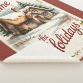 Couverture Sherpa Home For The Holidays Sherpa Blanket (3/4)