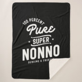 Couverture Sherpa Hommes 100% Pure Super Nonno Cadeau (Devant)