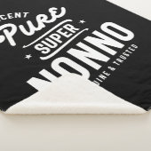Couverture Sherpa Hommes 100% Pure Super Nonno Cadeau (3/4)