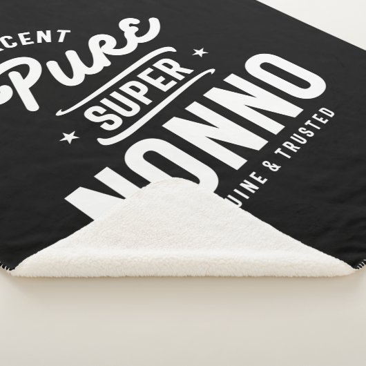 Couverture Sherpa Hommes 100% Pure Super Nonno Cadeau (3/4)