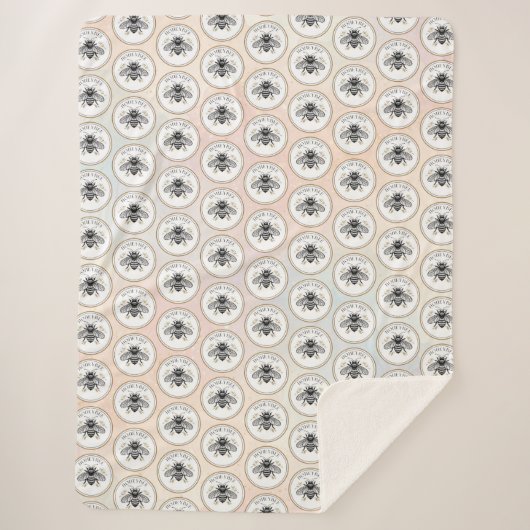 Couverture Sherpa Honey Bee (Devant)