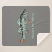 Couverture Sherpa Hook on Fishing Fun Fisherman citation Disant (Devant (Horizontal))