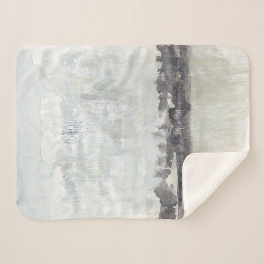 Couverture Sherpa Horizon Ciel - Couleurs neutres (Devant (Horizontal))