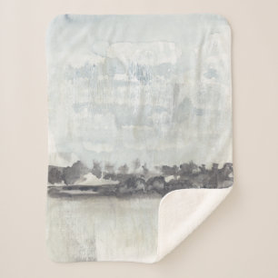 Couverture Sherpa Horizon de ciel - couleurs neutres
