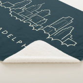 Couverture Sherpa Horizon de Philadelphie Pennsylvanie (3/4)
