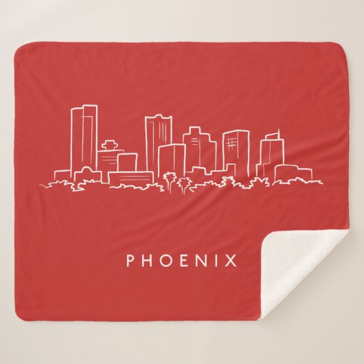 Couverture Sherpa Horizon de Phoenix Arizona (Devant (Horizontal))
