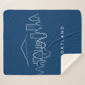 Couverture Sherpa Horizon de Portland (Devant (Horizontal))