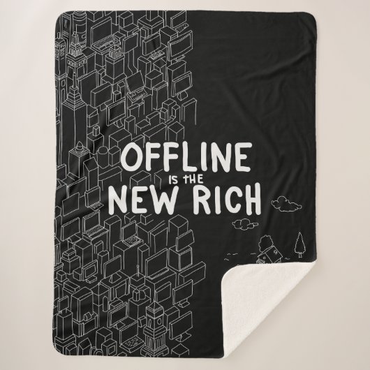 Couverture Sherpa Hors ligne est le New Rich (Devant)