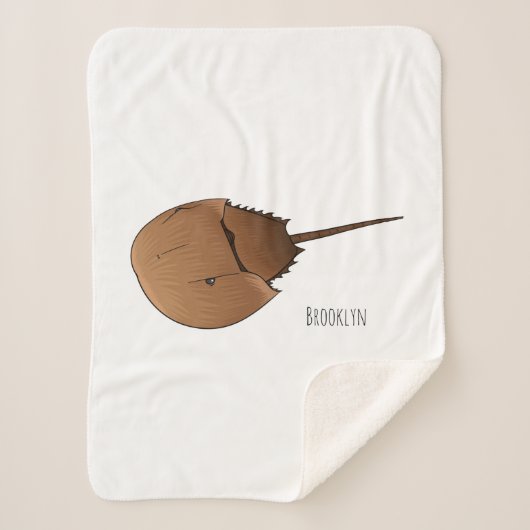 Couverture Sherpa Horseshoe crab (Devant)