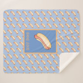Couverture Sherpa Hot dog (Devant (Horizontal))