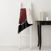 Couverture Sherpa Hound Dog Art Blanket Chasse Chien Sherpa Blanket (En situation)