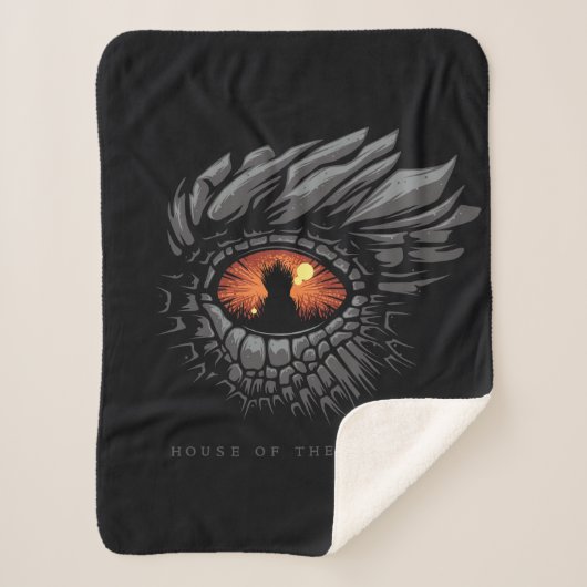 Couverture Sherpa HOUSE OF THE DRAGON | Dragon's Eye Iron Throne (Devant)