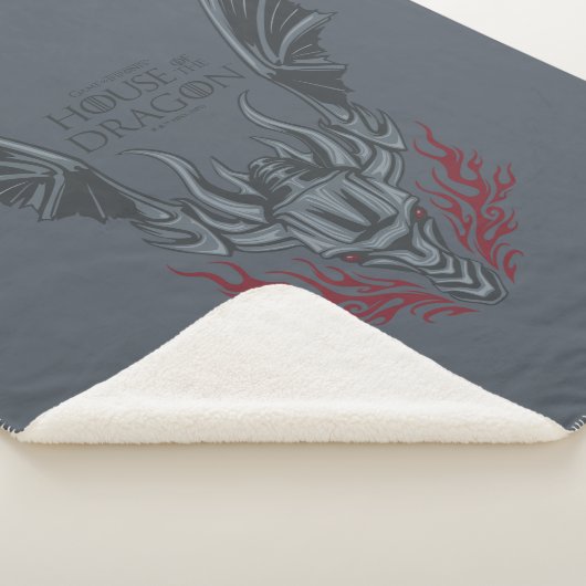 Couverture Sherpa HOUSE of the Dragon | Fire-Breathing Dragon Head (3/4)