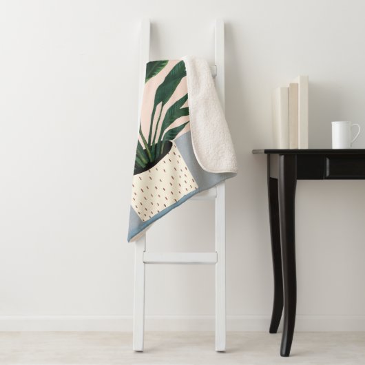 Couverture Sherpa Houseplant (En situation)