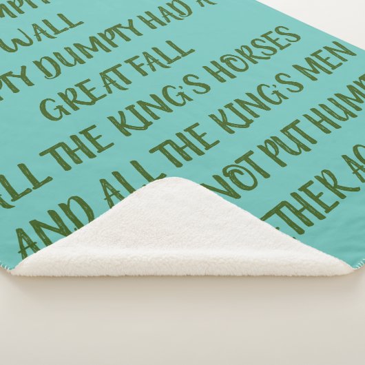 COUVERTURE SHERPA HUMPTY DUMPTY (3/4)