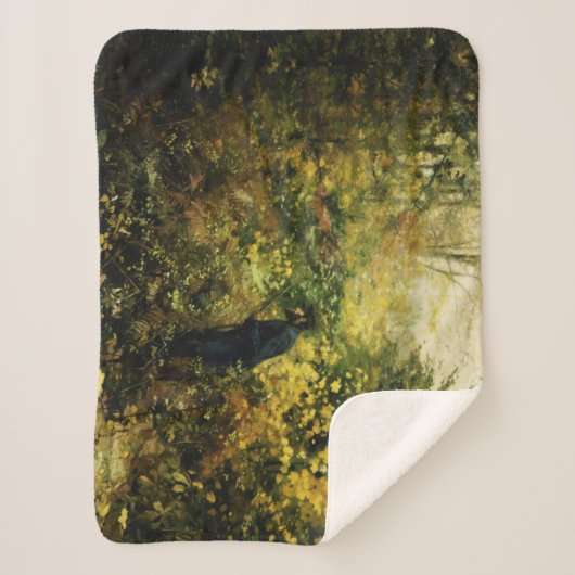 Couverture Sherpa Hunter in the Forest (par H.A. Brendekilde) (Devant)