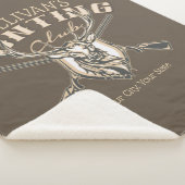 Couverture Sherpa Hunter NAME personnalisé Deer Rifle Hunter Club de (3/4)
