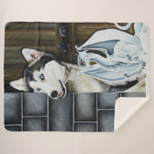 Couverture Sherpa Husky Chig White Dragon Adventure (Devant (Horizontal))