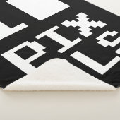 Couverture Sherpa I Love Pixels, design geek, art des pixels (3/4)