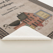 Couverture Sherpa I Love Prims Country Red Saltbox Accueil (3/4)