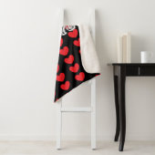 Couverture Sherpa I LOVE YOU Comfy Sherpa Blanket (En situation)