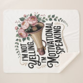 Couverture Sherpa I’m Not Yelling, I’m Motivational Speaking (Devant (Horizontal))