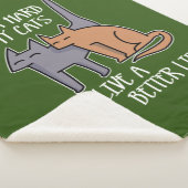 Couverture Sherpa I work hard so my cats can live a better life (3/4)