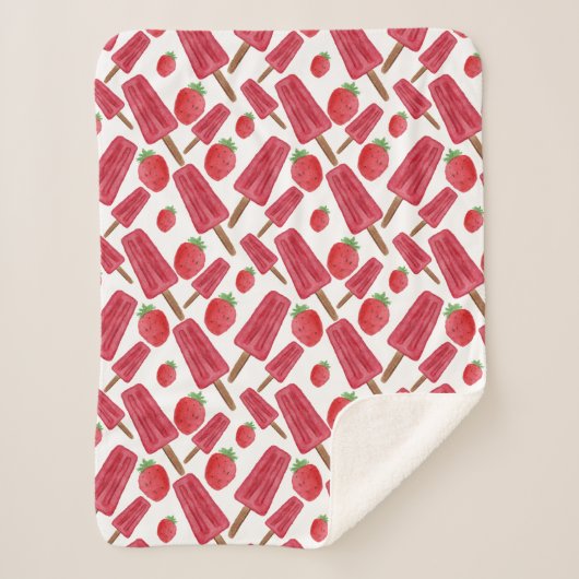 Couverture Sherpa Ice cream pattern | Lollies pattern | lollipop 16 (Devant)