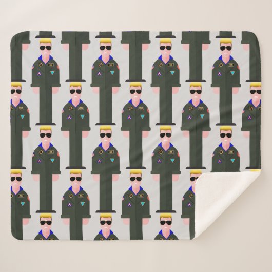 Couverture Sherpa Iceman – Patterned Sherpa Blanket (Devant (Horizontal))