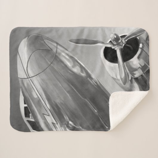 Couverture Sherpa Icône de l'aviation : Vue de fermeture (Devant (Horizontal))