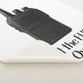 Couverture Sherpa Icône Fu*k Sur L'Icône Drôle Walkie Talkie (3/4)