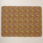 Couverture Sherpa Icônes DE CAFÉ (Devant (Horizontal))