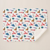 Couverture Sherpa Icônes du Maine (Devant (Horizontal))