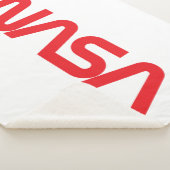 Couverture Sherpa Iconique NASA Circa Sherpa Blanket (blanc fusées) (3/4)