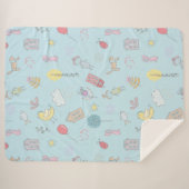 Couverture Sherpa ID360 de l'ensemble mignon tiré à la main (Devant (Horizontal))