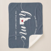 Couverture Sherpa Idaho Home State Personnalisé (Devant)