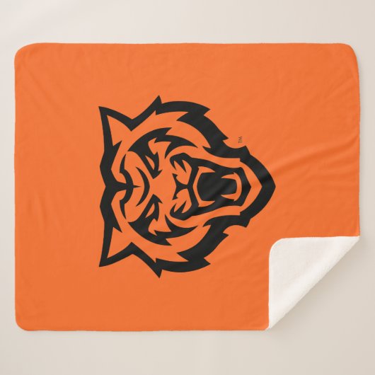 Couverture Sherpa Idaho State University Bengals Spirit Design (Devant (Horizontal))