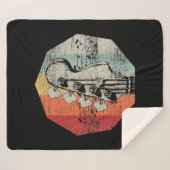 Couverture Sherpa Idée Cadeau Pour Bass-guitariste - Bass Guitar (Devant (Horizontal))