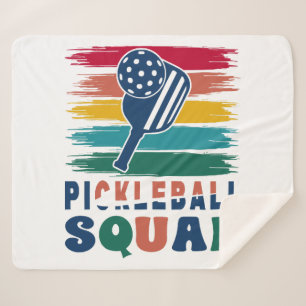 Couverture Sherpa Idée cadeau pour joueurs de pickleball