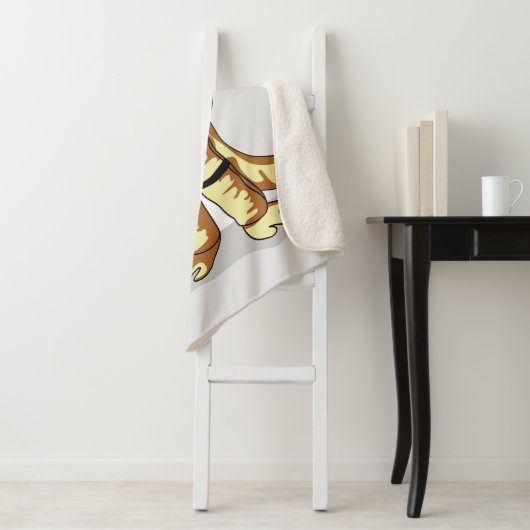 Couverture Sherpa Iguanodon Habillé Dans Un Spacesuit Cosmonaute. (En situation)