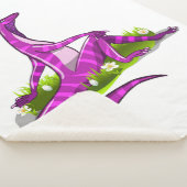 Couverture Sherpa Iguanodon Montre Sa Beauté Naturelle. (3/4)