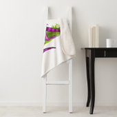 Couverture Sherpa Iguanodon Montre Sa Beauté Naturelle. (En situation)