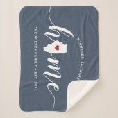 Couverture Sherpa Illinois - État d'origine Personnalisé (Devant)