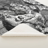 Couverture Sherpa Illustrated Christmas Nativity Scene (3/4)