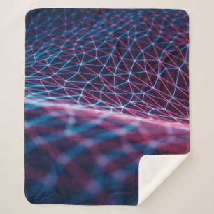 Couverture Sherpa Illustration 3D, maillage en relief représentant l